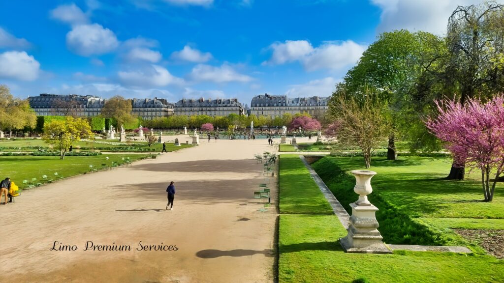 view of tuileries gardens